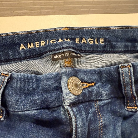 American Eagle Outfitters Blue Skinny Jeans with Stretch - Picture 1 of 8
